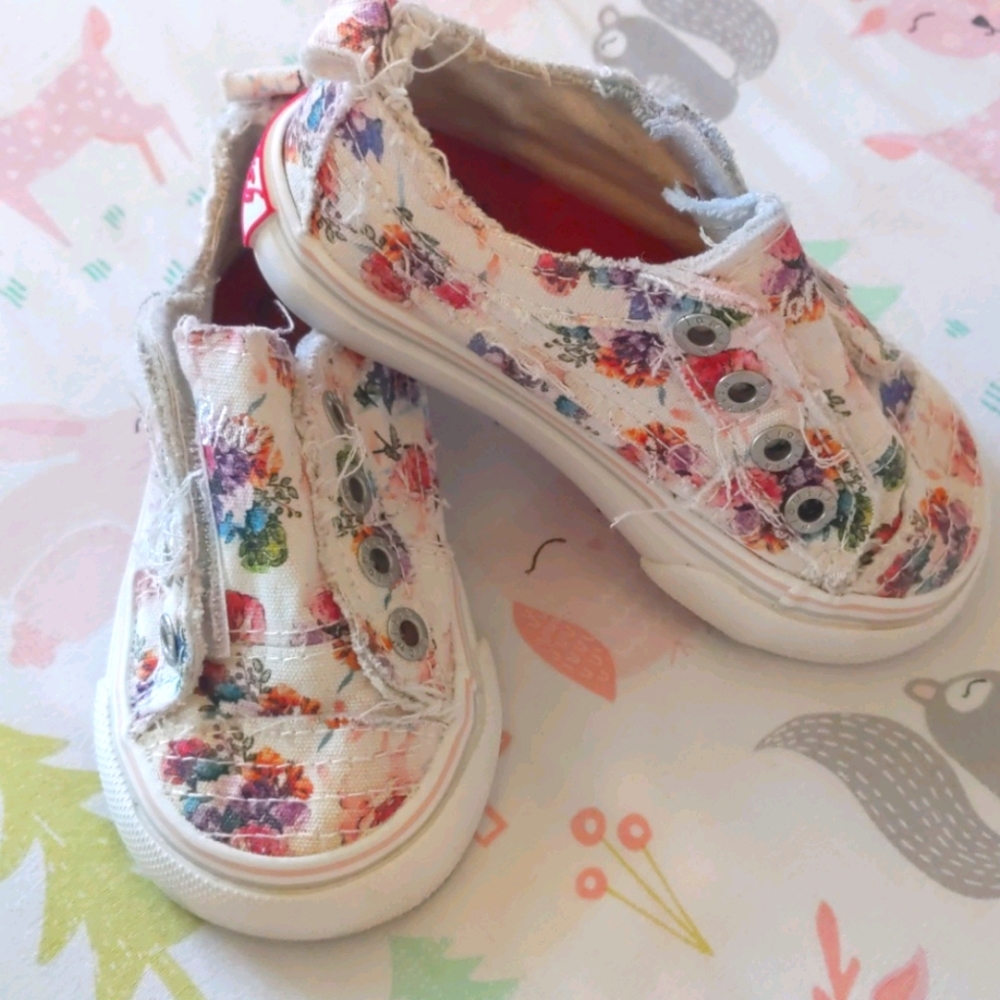 Blowfish distressed canvas sneakers